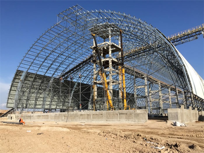 大庆煤机油桶翘工程网架